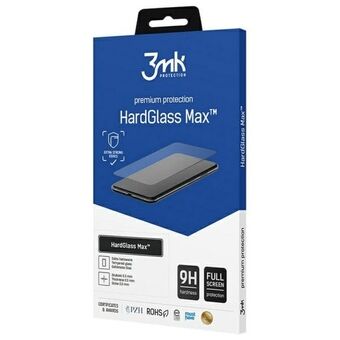 3MK HardGlass Max Sam S24 FE S721 zwart/black, Volledig Scherm Glas