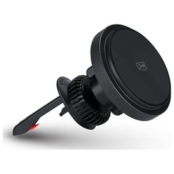 3MK Car MagCharger houder met inductielading 15W voor ventilatierooster zwart/black