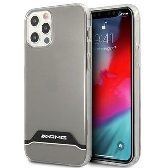 AMG AMHCP12MTCBW iPhone 12/12 Pro transparant / transparant hardcase Electroplate Black & White