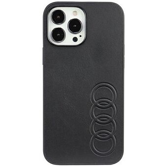 Audi synthetisch leer iPhone 13 Pro Max 6,7" zwart/zwart hoesje AU-TPUPPCIP13PM-TT/D1-BK