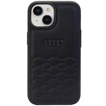 Audi GT Synthetisch Leren iPhone 15 Plus 6.7" zwart hardcase AU-TPUPCIP15M-GT/D2-BK