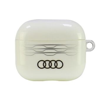 Audi IML Geometrisch Patroon AirPods 3 hoesje wit/white AU-IMLAP3-A6/D3-WE