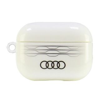 Audi IML Geometrisch Patroon AirPods Pro 2 hoesje wit/white AU-IMLAPP2-A6/D3-WE