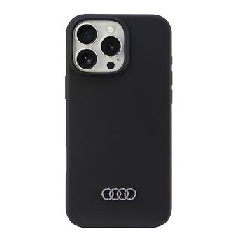 Audi Siliconen Hoesje iPhone 16 Pro Max 6.9" zwart/black hardcase AU-LSRIP16PM-Q3/D1-BK