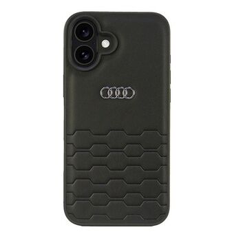 Audi Synthetisch Leer iPhone 16 Plus 6,7" zwart/black hardcase AU-TPUPCIP16M-GT/D2-BK