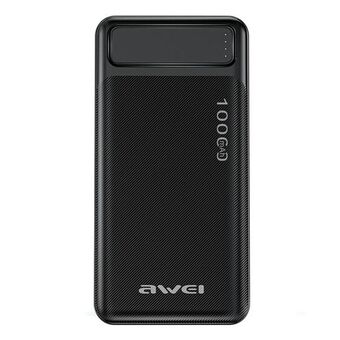 AWEI PowerBank P5K 10000mAh 2.1A zwart/black 2xUSB