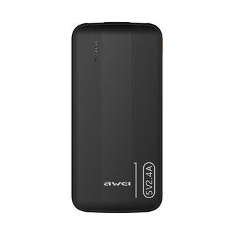 AWEI PowerBank P20K 10000mAh zwart/black