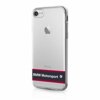 Hardcase hoesje BMW BMHCP7TRHNA iPhone 7/8 / SE 2020 / SE 2022 transparant marineblauw