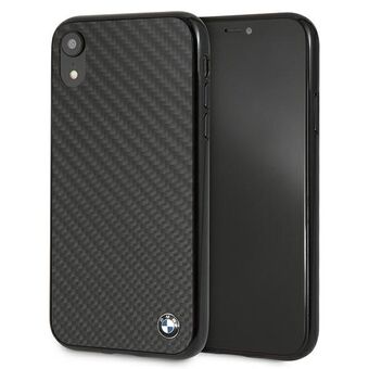 Etui hardcase BMW BMHCI61MBC iPhone Xr zwart/black Signature-Carbon