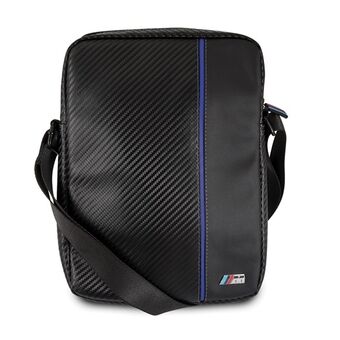 Torba BMW BMTB8CAPNBK Tablet 8" zwart/zwart carbon / blauwe streep.