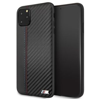 Etui hardcase BMW BMHCN65MCARBK iPhone 11 Pro Max zwart/black PU Carbon