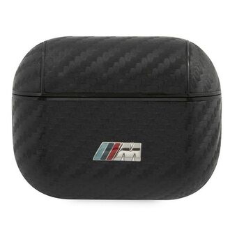 BMW BMAPCMPUCA AirPods Pro hoesje zwart PU Carbon M Collectie