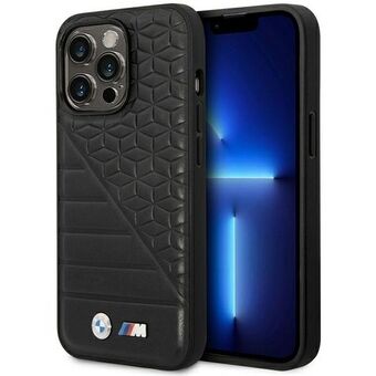 Etui BMW BMHCP14L22PMGK iPhone 14 Pro 6,1" zwart/black Bi Pattern