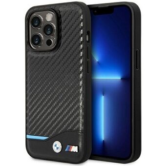 Etui BMW BMHMP14L22NBCK iPhone 14 Pro  6,1" zwart/zwart Carbon MagSafe