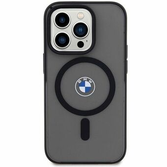 Case BMW BMHMP14MDSLK iPhone 14 Plus 6,7" zwart/zwart hardcase Signature MagSafe