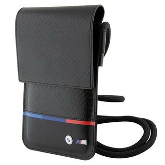 Torebka BMW BMOWBPUCARTCBK Portemonnee Tas zwart/zwart Carbon Tricolor Line