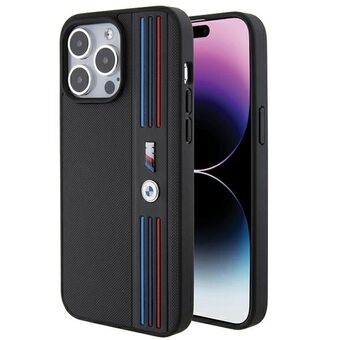 BMW BMHCP15L22PPMK iPhone 15 Pro 6.1" zwart Tricolor M Collectie