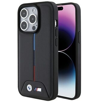 BMW BMHCP15L22PVTK iPhone 15 Pro 6.1" zwart/black hardcase Quilted Tricolor