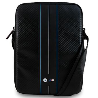 BMW Tas BMTB10COMSCAKL 10" zwart/zwart Carbon Blue Strepen