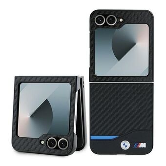 BMW BMHCZF622NBCK Z Flip6 F741 zwart/black hardcase Carbon Blue Line