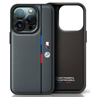 BMW BMHCP16L23PUPVA iPhone 16 Pro 6,3" antraciet/antraciet hardcase M Perforated Tricolor Detail Line