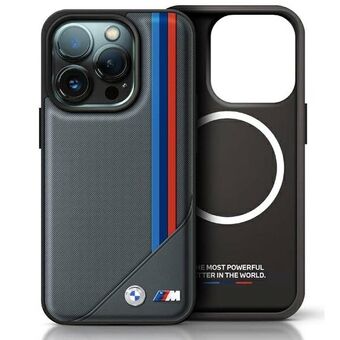 BMW BMHMP16X23PUTRA iPhone 16 Pro Max 6.9" antraciet/antraciet hardcase M Meshed Tricolor Stripes MagSafe