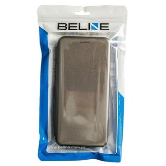 Beline Case Book Magnetic Redmi 9A staal/staal