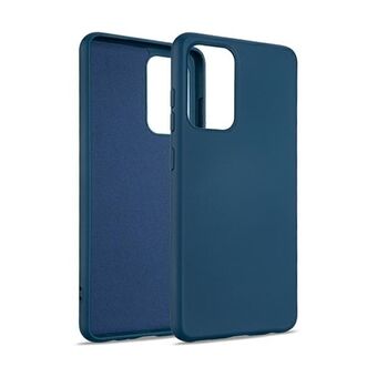 Beline hoesje van silicone voor iPhone 12/12 Pro 6,1 inch in het blauw.