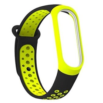 Beline riem Mi Band 3/4 design zwart-geel / zwart-geel