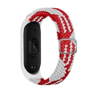 Beline band Mi Band 5/6 Textiel rood / wit rood / wit