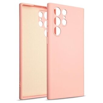 Beline Case Silicone Samsung S22 Ultra roze goud / roze goud