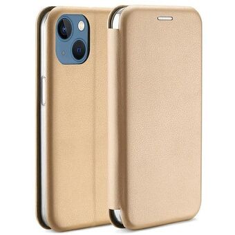 Beline Book Magnetic Case iPhone 14 6.1" goud/goud