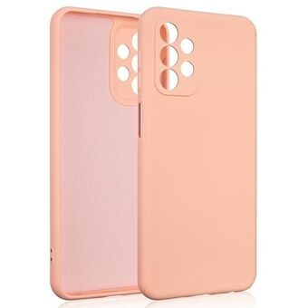 Beline Etui Silicone Samsung A23 5G A236 in roze-goud kleur.