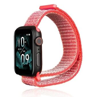 Beline Apple Watch Nylon band 38/40/41mm roze/felroze