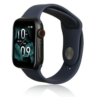 Beline Apple Watch Siliconen band 38/40/41mm blauw/blauw