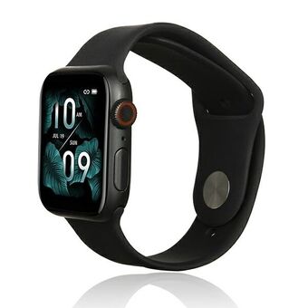 Beline band Apple Watch Siliconen 42/44/45/49mm zwart