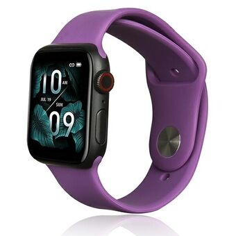 Beline bandje Apple Watch Siliconen 42/44/45/49mm paars /purple