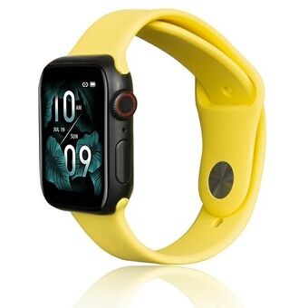 Beline riem voor Apple Watch Silicone 42/44/45/49 mm geel / geel