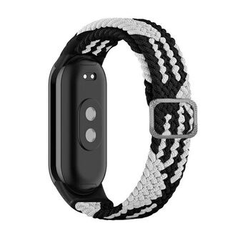 Beline-bandje voor Mi Band 8 Textiel zwart/wit