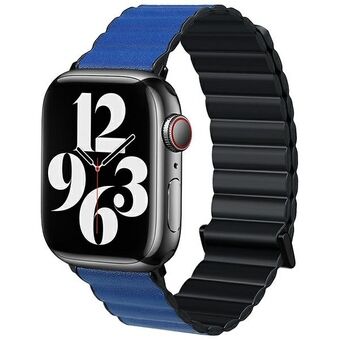 Beline armband voor Apple Watch Magnetic Pro 42/44/45/49 mm zwart/blauw  zwart/blauwe doos