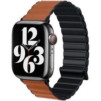 Beline band voor Apple Watch Magnetic Pro 42/44/45/49mm zwart/bruin zwarte/bruine doos.