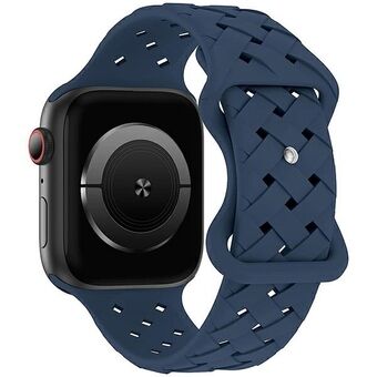 Beline band Apple Watch Siliconen Geweven 38/40/41mm blauw / diepblauw doos