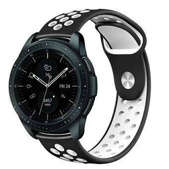 Beline pasek Watch 20mm Sport Silicone czarno-biały zwart/wit doos