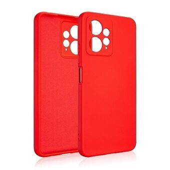 Beline hoesje van siliconen voor Xiaomi Redmi Note 12 4G in de kleur rood