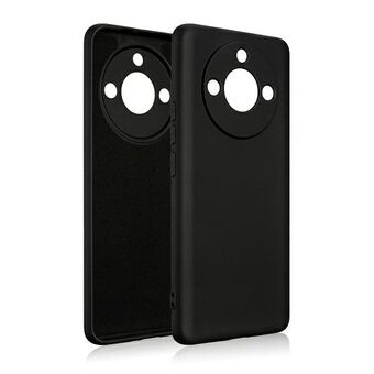 Beline hoesje van siliconen voor Realme 11 Pro / 11 Pro+ in zwart.