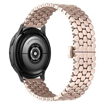 Beline pasek Horloge 20mm Metaal Honeycomb roze-goud / rosegold doos