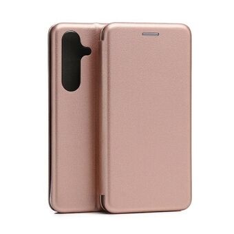 Beline Etui Boek Magnetisch Samsung S24 S921 roze-goud.