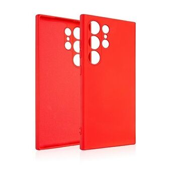 Beline hoesje Silicone Samsung S24 Ultra S928 rood/rood