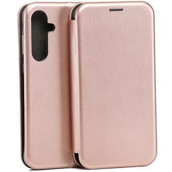 Beline Etui Boek Magnetisch Samsung A35 A356 Roze-goud