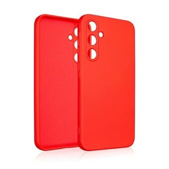 Beline hoesje van siliconen voor Samsung A35 A356 in rood.